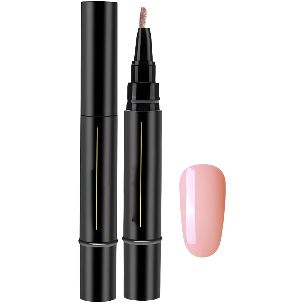 Stylo de esmalte em gel da Homyl, com acabamento rosa bonbon e secagem rápida, para unhas elegantes e práticas.