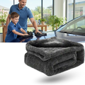 Serviette microfibra absorvente Homyl para limpeza de vidros de veículos, 40x40 cm, ideal para manutenção e decoração automotiva