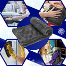 Serviette de microfibra Homyl para limpeza de vidros de veículos, 40x40cm, absorvente e ideal para manutenção e decoração automotiva.