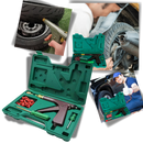 Kit de réparation de pneus Homyl, auto et universel, pour réparer crevaisons de pneus de véhicules.