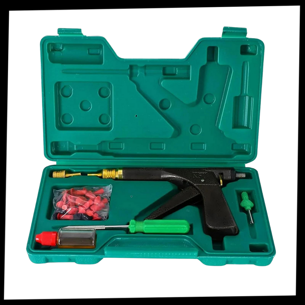 Kit de réparation automática de crevasses de pneus Homyl, ferramenta para manutenção de veículos, com componentes universais.