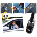 Kit de fluido de reparo de vidros fissurados Homyl para manutenção e decoração de veículos, com ferramentas e solução de reparo.