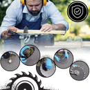 Scie circulaire Homyl pour coupe-bordures en acier, équipement électrique extérieur, disque de 180 mm à grande vitesse