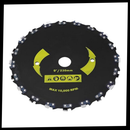 Serra circular elétrica Homyl para corte de bordas em aço, equipamento de jardim portátil de alta velocidade, 180 mm