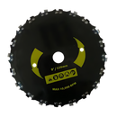 Scie circulaire Homyl para coupe-bordures, equipamento elétrico externo de aço, lâmina de 180 mm para cortes rápidos.