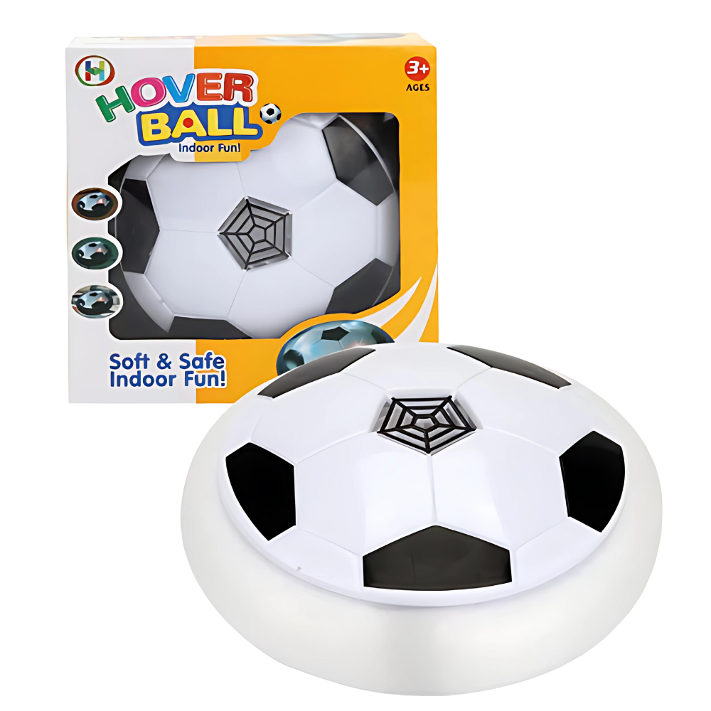 Balle flutuante luminosa com LED da marca Homyl, brinquedo de atividade em cor preta com luzes brilhantes.