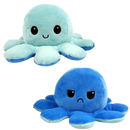 Peluche reversível mini polvo Homyl, brinquedo macio de pelúcia com design divertido, ideal para crianças e colecionadores.