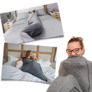 Cobertor portátil com capuz Sleep Pod da Saking, tecido macio e confortável para manter aquecido e aconchegante.