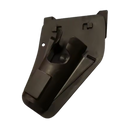 Fivela de cinto com porta-anzol de pesca Nayueo preta, ideal para armazenamento de anzóis na pescaria.