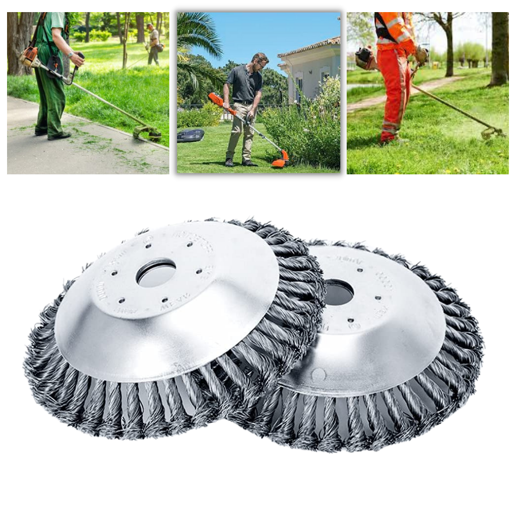 Cabeça de débrousailleuse em fio de aço ao carbono da marca Hotbest, equipamento elétrico de uso externo para jardinagem.