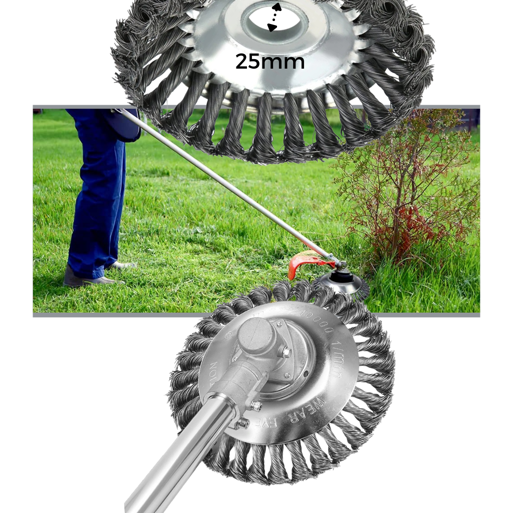 Cabeça de debroussaleuse em fio de aço ao carbono da marca Hotbest, equipamento elétrico de uso externo.