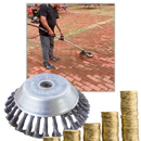 Cabeça de debroussailleuse em fio de aço carbono da Hotbest, equipamento elétrico de uso externo para manutenção de jardins.