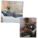 Cobertor de sono portátil da Hotbest para atividades ao ar livre, manta compacta e confortável para acampamentos e viagens.