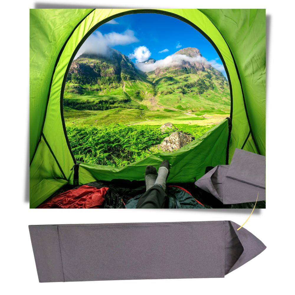 Cobertura de sono portátil da Hotbest para atividades ao ar livre, mantêm aquecido e confortável em ambientes externos.