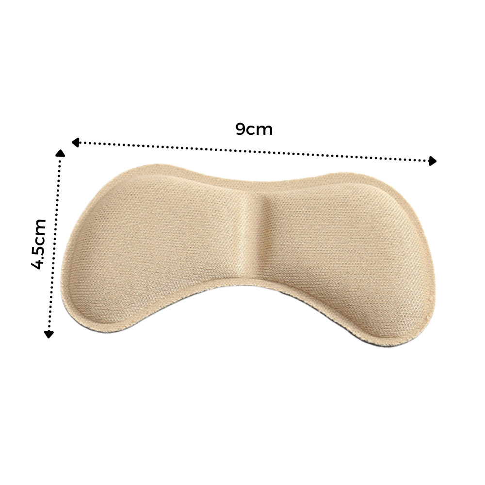 Conjunto de 5 pares de coussinets nude para talons altos, ideal para conforto e cuidado dos pés. Marca Hotop.
