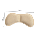 Conjunto de 5 pares de coussinets nude para talons altos, ideal para conforto e cuidado dos pés. Marca Hotop.