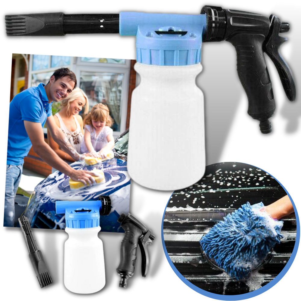 Pistolet à mousse Houkiper para limpeza e decoração de veículos, ferramenta de manutenção automotiva com bico de aplicação de espuma