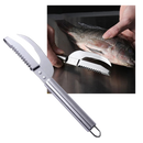 Couteau à poisson et fruits de mer Hozxclle, ustensile de cuisine pour découper poissons et crustacés.