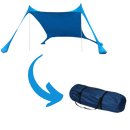 Tenda de sombra leve para praia da marca Htovila, proteção contra sol, em cor vermelha, ideal para atividades ao ar livre.