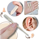 Tondeuse manual de precisão para nariz da Huanledash, ferramenta de cuidados pessoais para remoção de pelos nasais.
