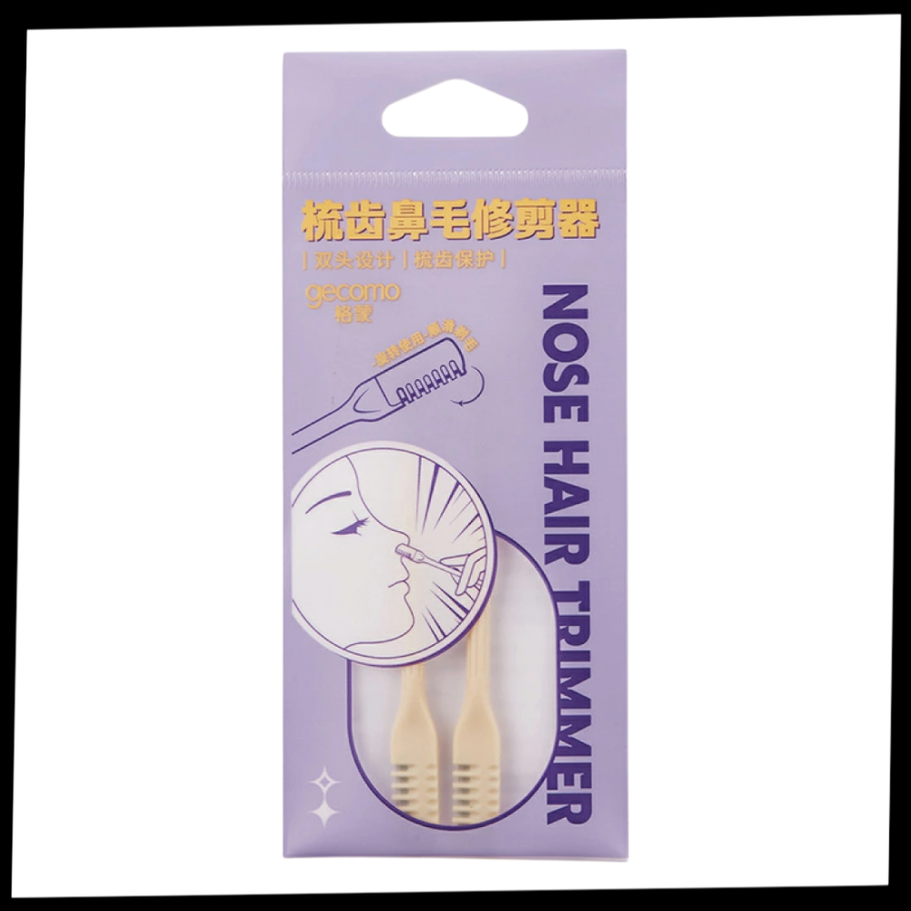 Tondeuse manual de precisão para nariz da Huanledash, ferramenta de cuidados pessoais para remoção de pelos nasais.