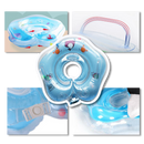 Bouée de cou pour bébé Huasi, acessório de banho infantil em laranja, com design confortável para segurança do bebê