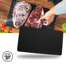 Prato de descongelamento rápido Huohuo, utensílio de cozinha para descongelar alimentos de forma eficiente.