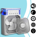 Climatizador portátil à água Menolana, aparelho de ar condicionado compacto com tecnologia de resfriamento por hidrocooling.