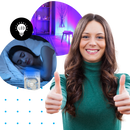 Climatizador portátil Menolana com sistema de resfriamento por água, compacto e ideal para ambientes internos.