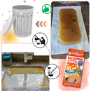 Solidificante de óleo de fritura FryAway para limpeza doméstica, ajuda a solidificar óleo quente para descarte fácil e seguro.