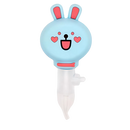 Mouche-bébés aspirador nasal de silicone higiênico azul da Voastvy, ideal para limpeza nasal de bebês com design suave.