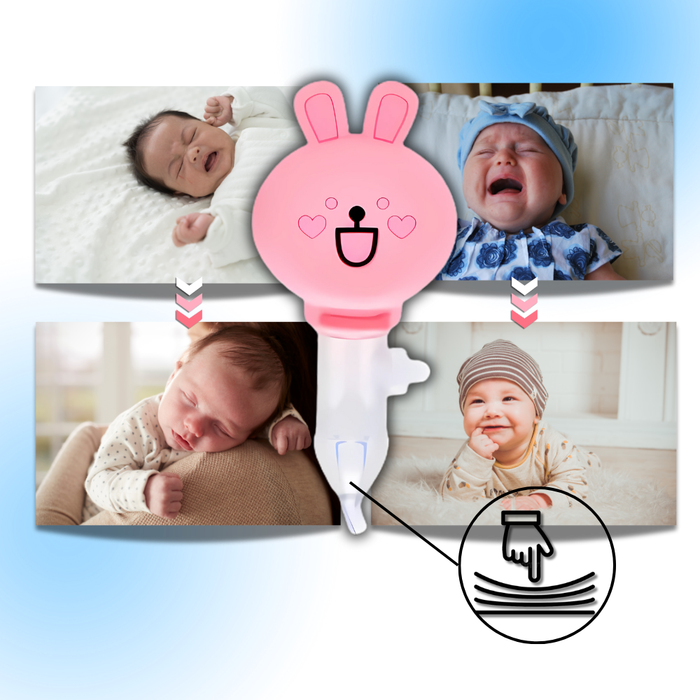 Mouche-bébés aspirador nasal de silicone Voastvy, higienico e confortável para limpar o nariz do bebê.