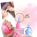 Mouche-bébés aspirador nasal de silicone Voastvy com design higiênico para sucção suave e cuidado delicado do bebê