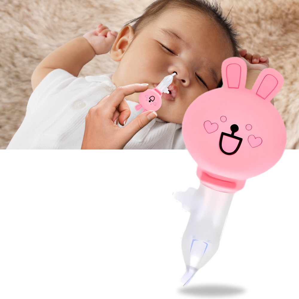 Mouche-bébés Voastvy, aspirador nasal higiênico de silicone para limpeza suave do nariz do bebê.