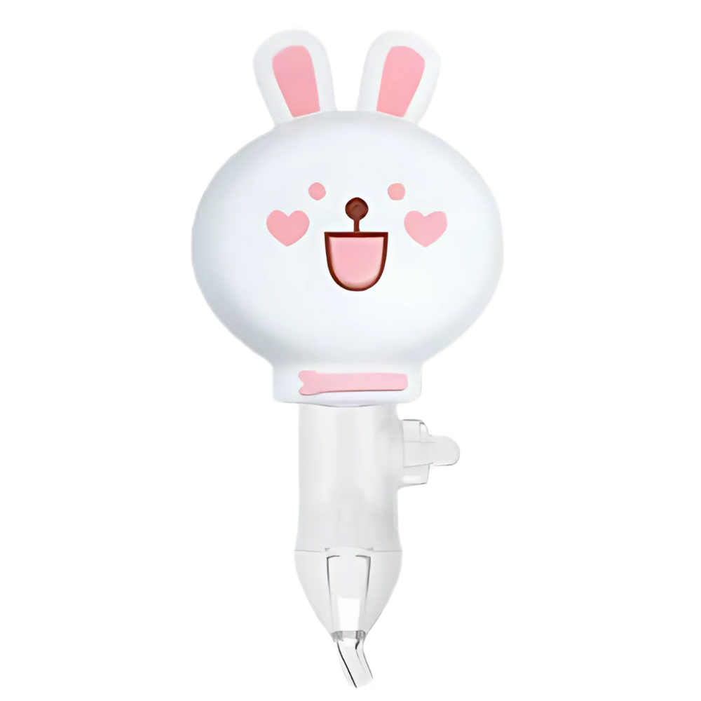 Mouche-bébés de silicone hygiênico Voastvy para aspiração nasal de bebês, com design branco e fácil de limpar.