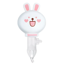 Mouche-bébés de silicone hygiênico Voastvy para aspiração nasal de bebês, com design branco e fácil de limpar.