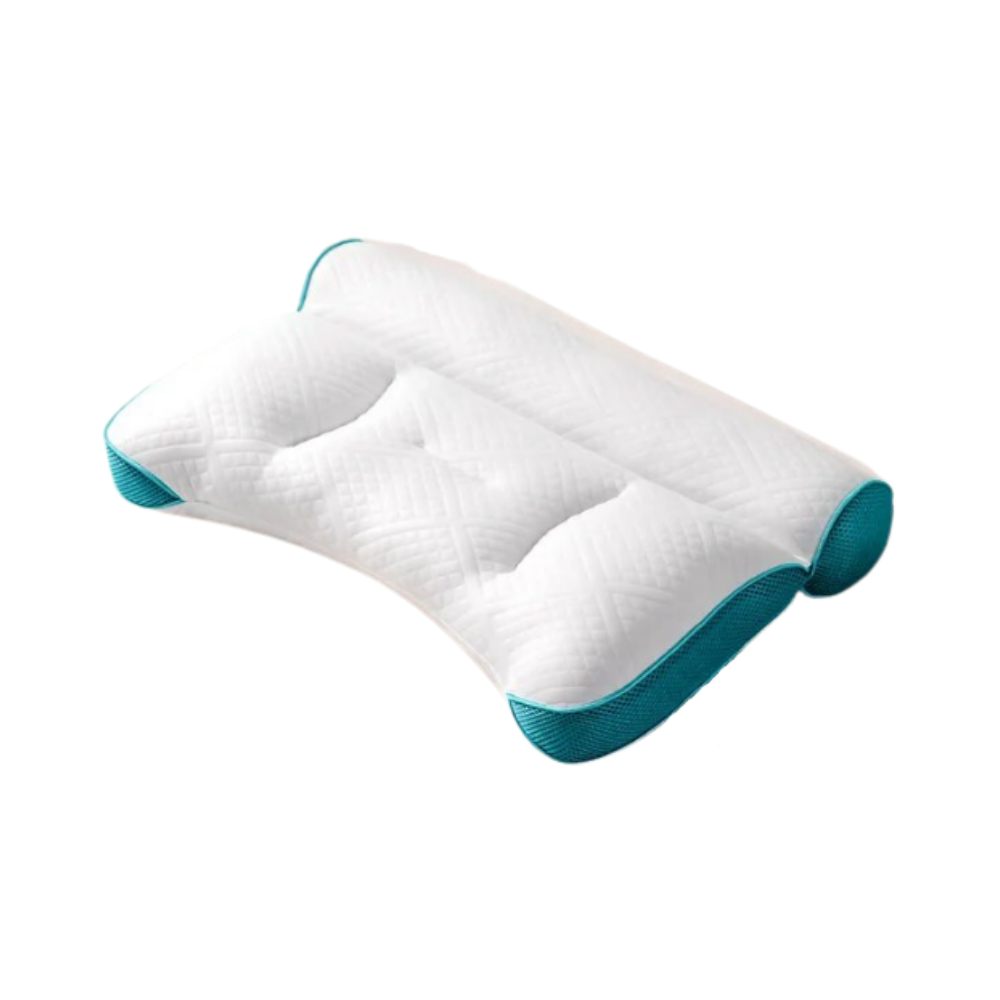 Travesseiro de apoio cervical hipoalergênico Jiafang, confortável e verde, ideal para suporte na linha de dormir.