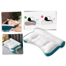 Travesseiro de suporte cervical hipoalergênico da Jiafang, ideal para conforto e alívio de dores no pescoço, em tecido suave.