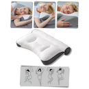 Travesseiro de apoio cervical hipersalergênico da Jiafang, ideal para posições de sono confortáveis e suporte ortopédico.