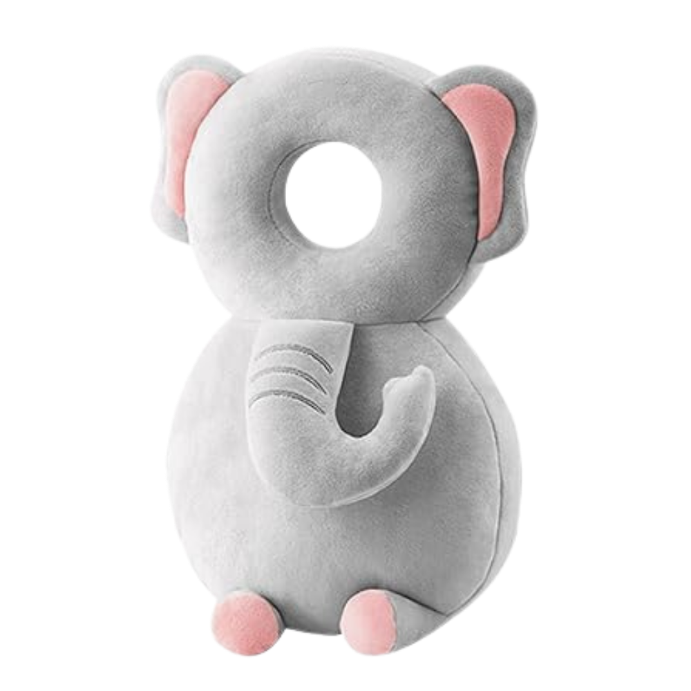 Protetor de cabeça para bebê da Dido, acessório de segurança hipoalergênico em formato de elefante para proteção infantil