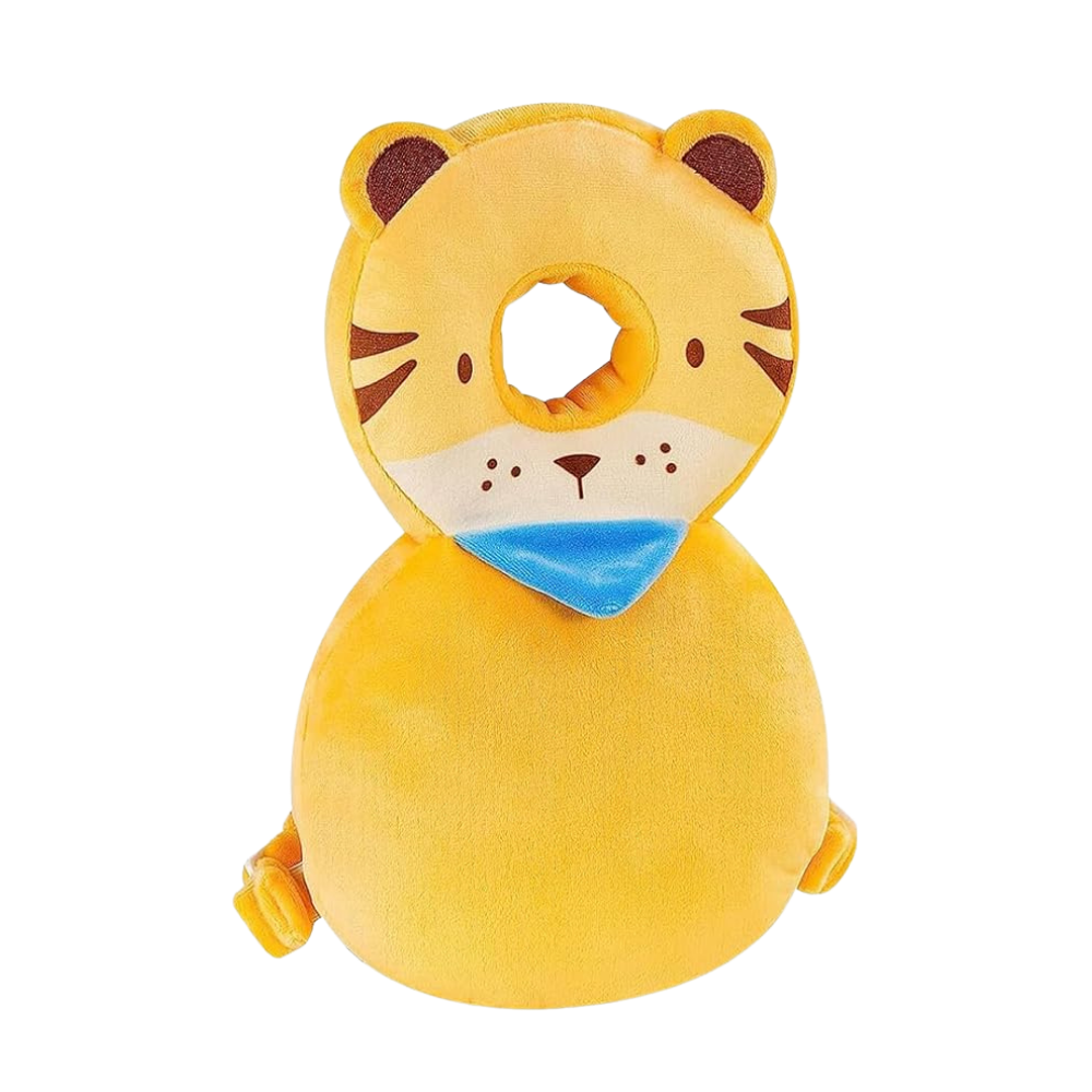 Protège-tête hypoalergênico para bebê da Dido, acessório de segurança com estampa de tigre, confortável e suave para a cabeça do bebê.