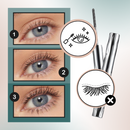 Máscara volume e olhar XXL Ibcccndc com escova metálica, realça os cílios e dá efeito dramático ao visual.