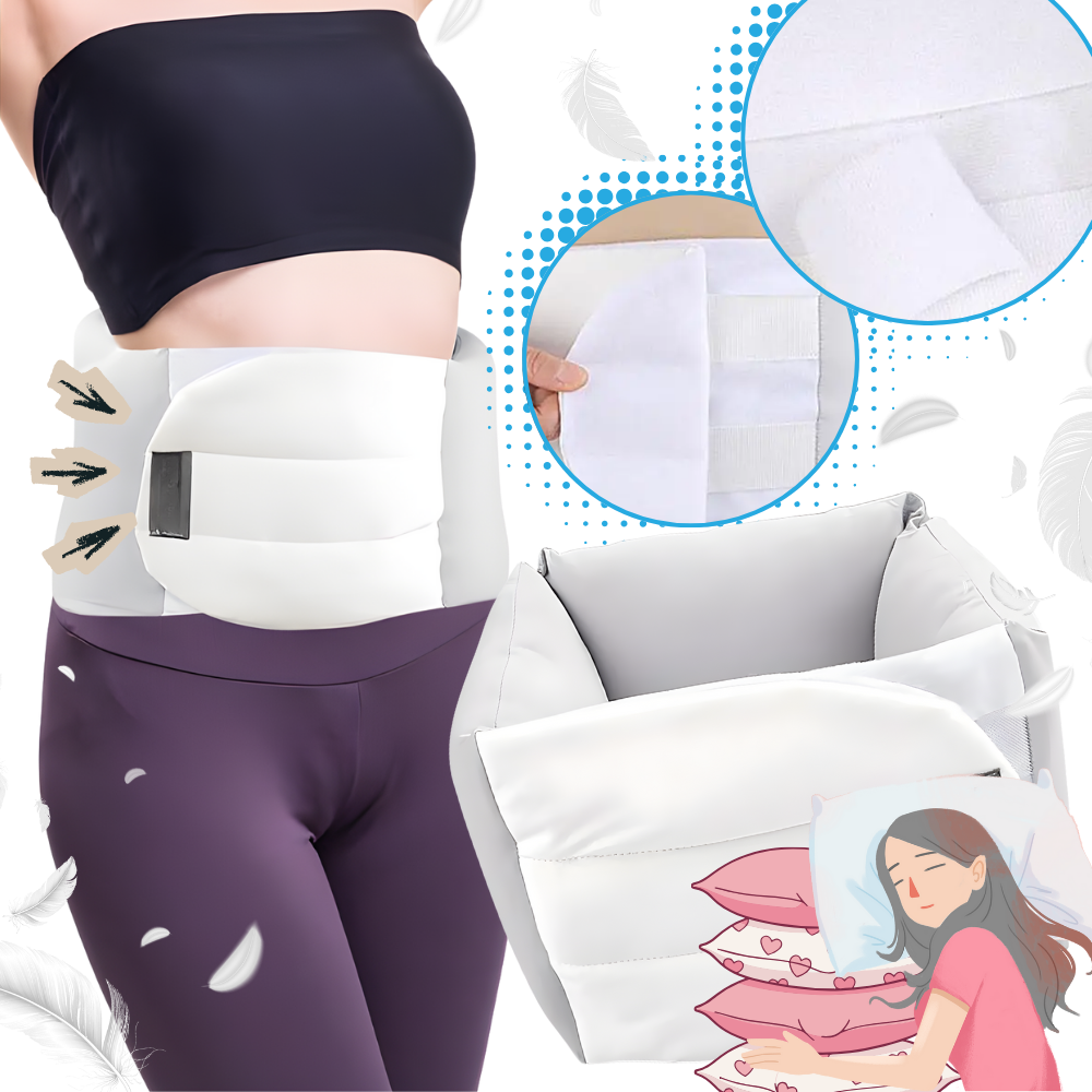 Faja de suporte dorsal de seda gelada da Walm-Creator, acessório de manutenção e atel, com design confortável e ajustável.