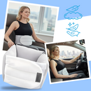Fivela de suporte dorsal com tecido de seda gelada da Walm-Creator, acessório de manutenção e atadura para postura e conforto.