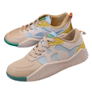 Baskets ortopédicas Ielgy na cor azul e marrom, modelo à la mode, com design confortável e suporte para os pés.