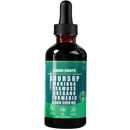 Gotas de extrato de corossol e plantas naturais da Ikzee, suplemento de fitness e nutrição, em frasco com gotas.