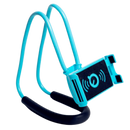 Suporte de telefone para o pescoço Imountek, acessório de telefonia azul, com design confortável para uso mãos livres.