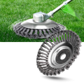 Brosse de désherbage Ineticiam pour débroussailleuse, accessoire électrique d'extérieur, 150 mm, nettoie et désherbe efficacement.