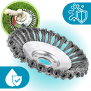 Brosse de désherbage pour débroussailleuse Ineticiam, accessoire pour équipement électrique d'extérieur, diamètre 150 mm