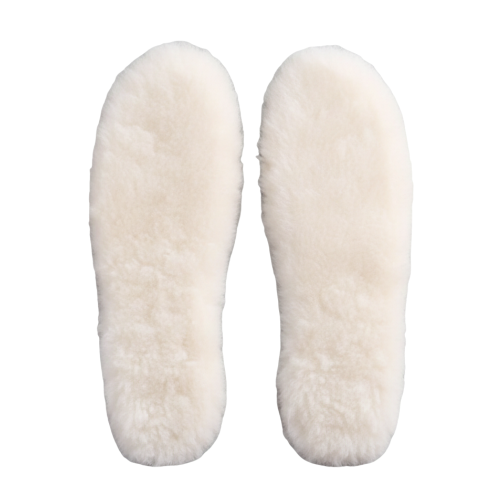 Semelles internas quentes de lã da Ineticiam para cuidado dos pés, confortáveis e acolhedoras para o inverno.